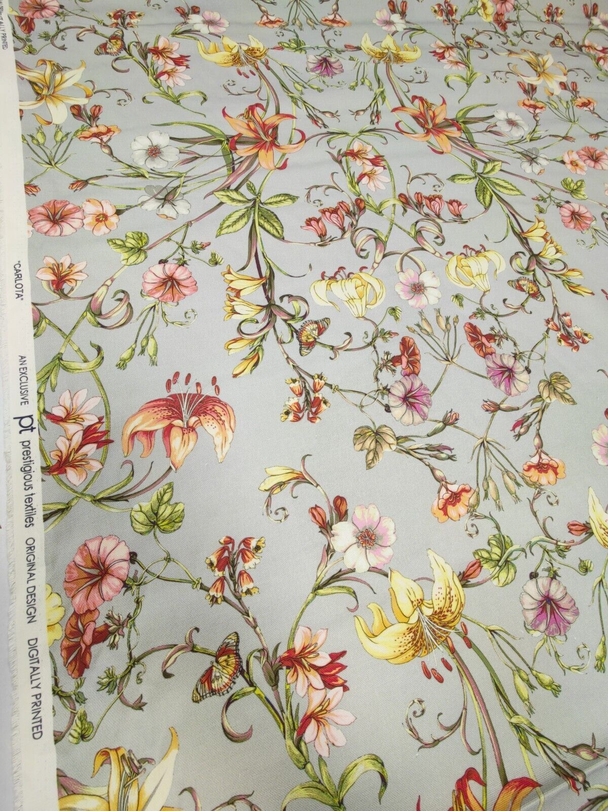 Prestigious Textiles Carlota Pebble Curtain Upholstery Fabric By The Metre