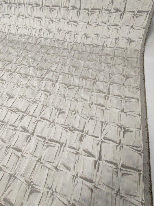 Today Interiors Volta Platinum Curtain Upholstery Fabric 25 Metre Roll