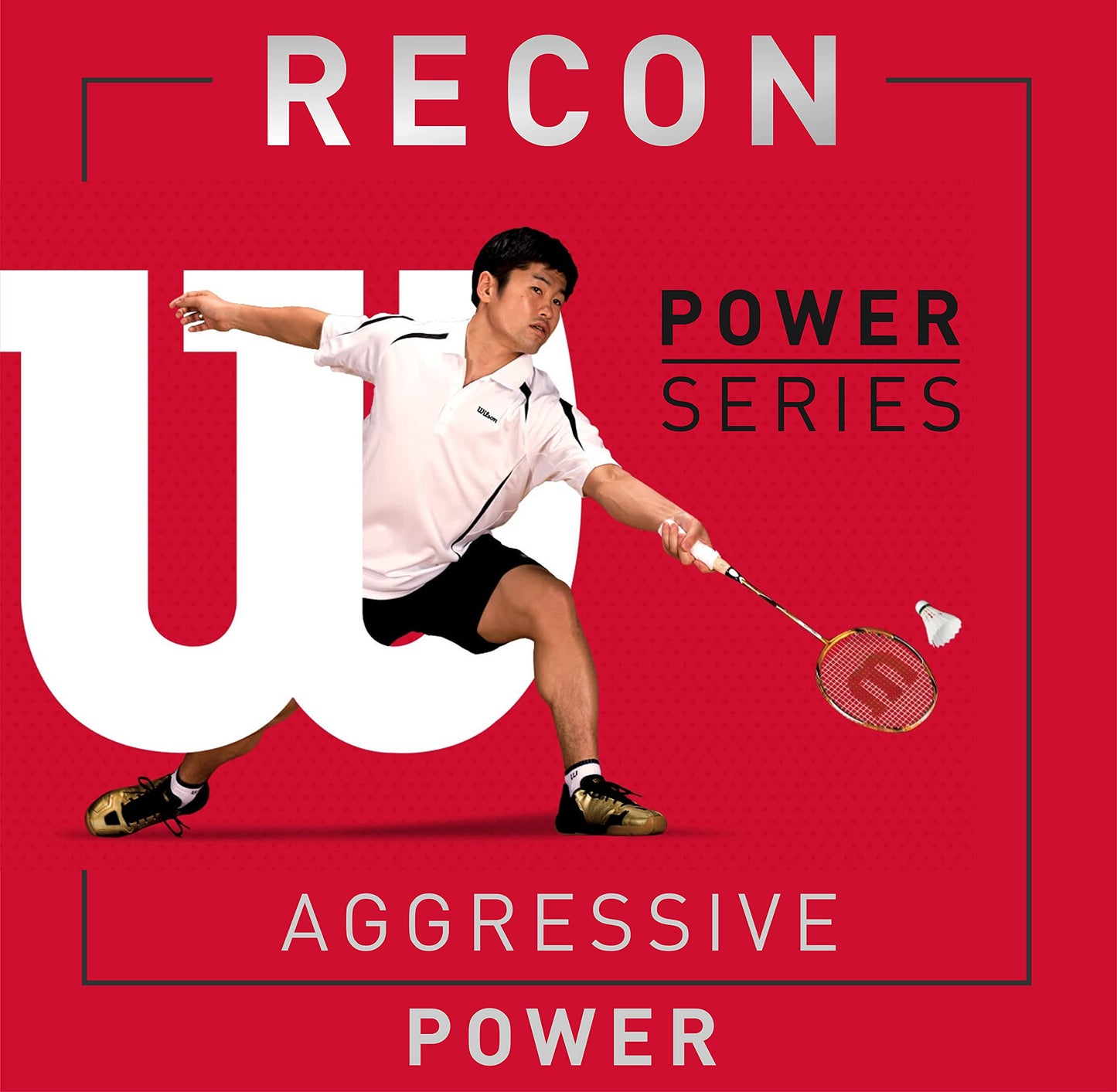 Wilson Recon 85 Badminton Racket with Full Length Racket Cover