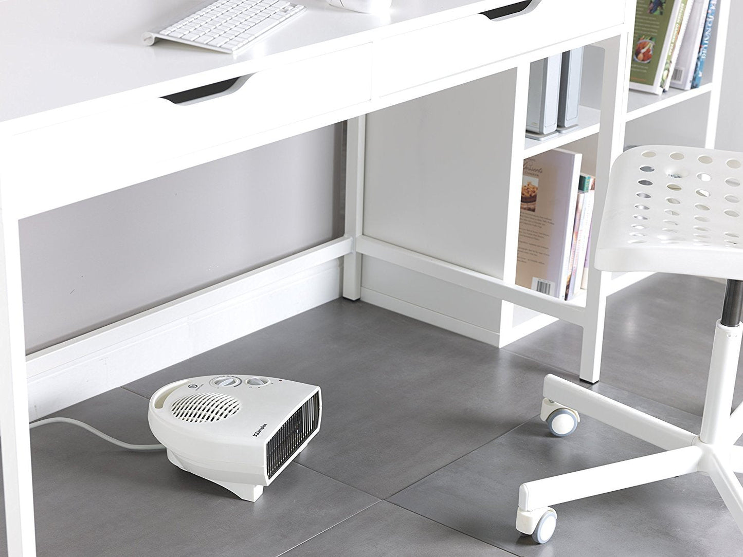 Dimplex 2KW Electric Fan Heater, Compact Fan Heater with 2 Heat Settings, Frost Protection, Cool Blow Option and Manual Thermostat