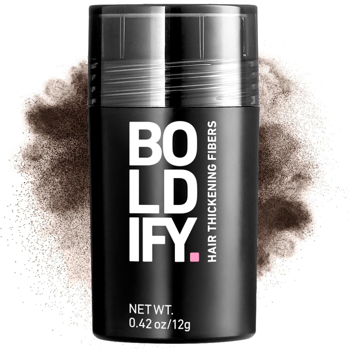 BOLDIFY Hair Fibres (12g) - Fill In Thinning and Fine Hair for an Instantly Fuller, Thicker Look - 14 Shades for Women and Men - Dark Brown
