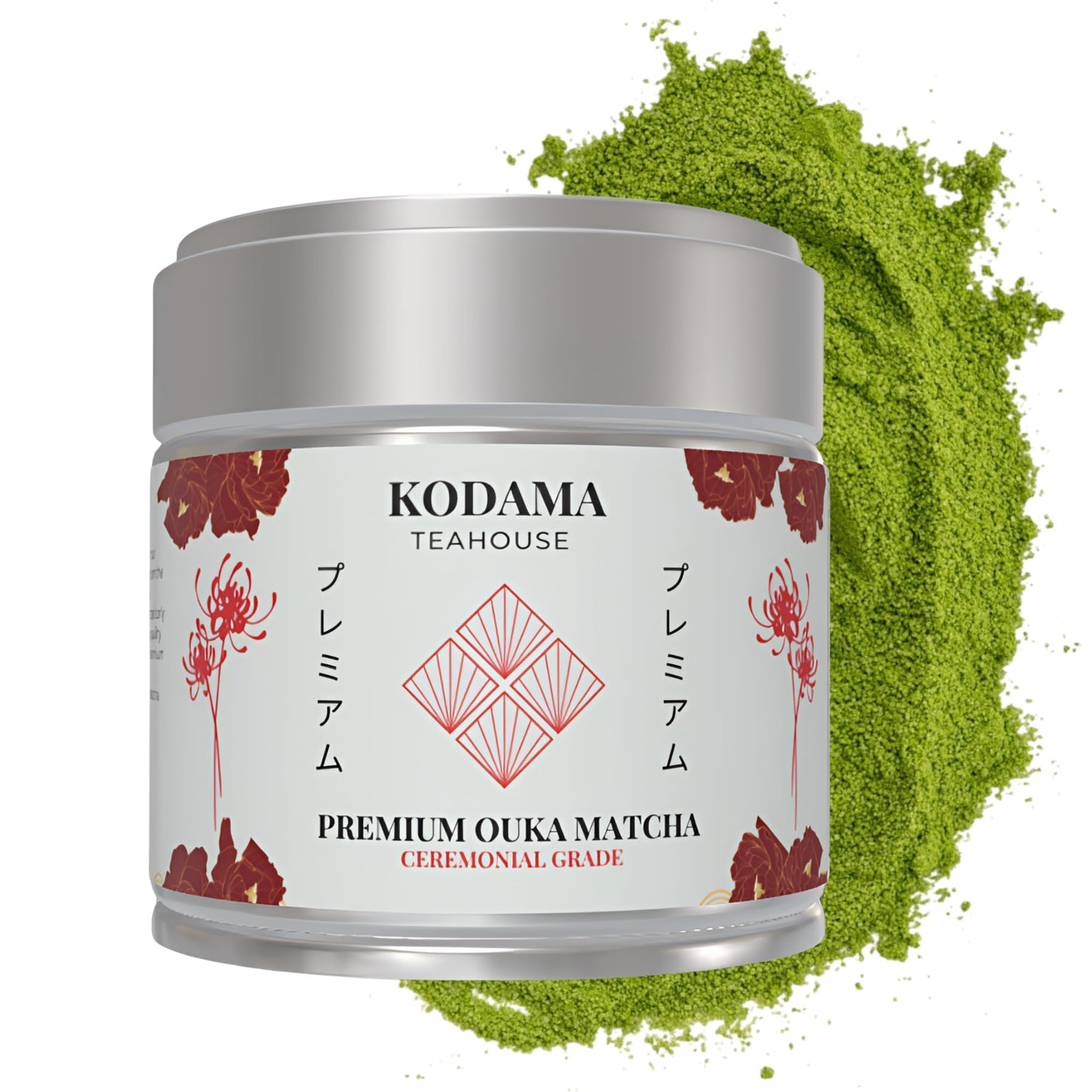 KODAMA TEAHOUSE Premium Ouka Blend | Ceremonial Grade Japanese Matcha Powder (30g) | Our Strongest and Richest Flavour | Picked at First Harvest |