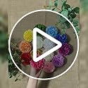 50 Artificial Silk Carnation Flower Head with Stems Set,Handmade DIY Wedding,Home Decor Event Party Supplies Wreaths,Wrist Corsage,Floral Arrangement, 3" Carnation Heads with 8" Stems (Red)