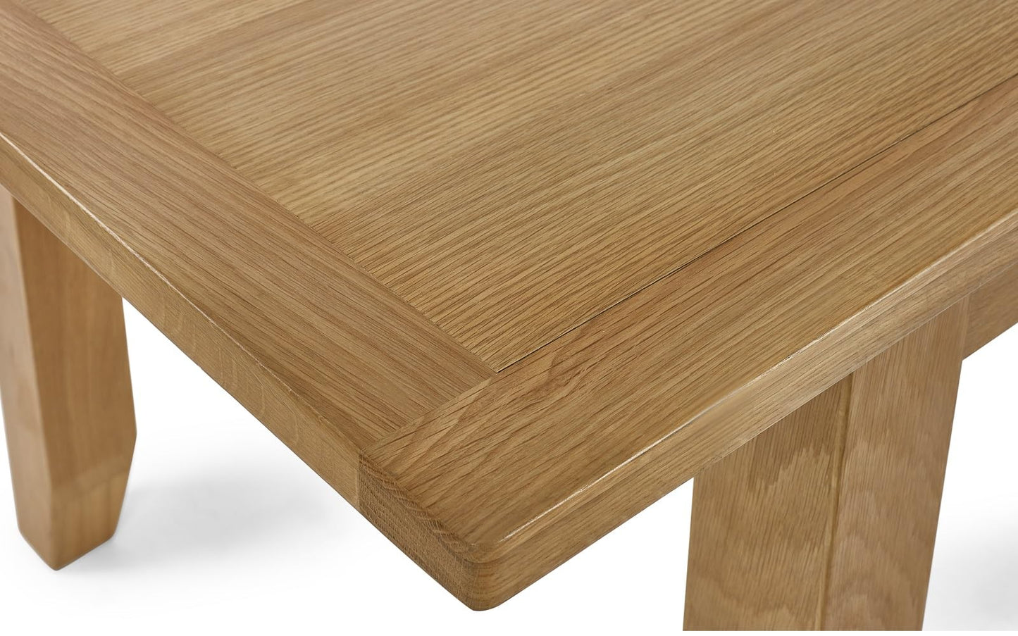 Julian Bowen Mallory Extending Dining Table for 6, Oak - H76 x W180 x D90cm