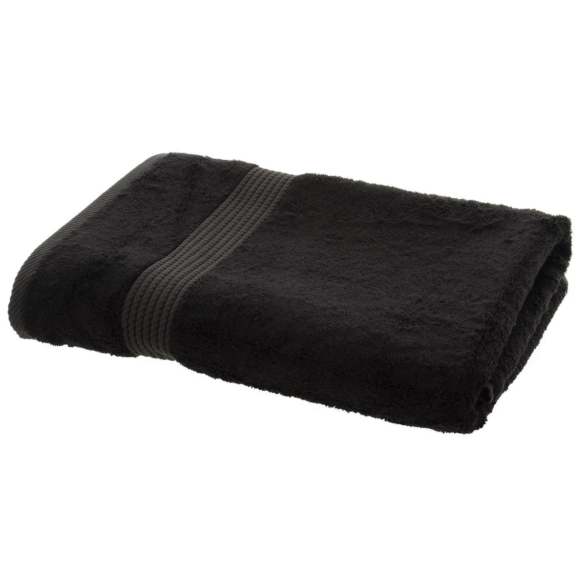 Bamboo Bliss Black Bamboo Luxury Hand Towel Plush Soft Bathroom Bath Linen 50 x 100cm