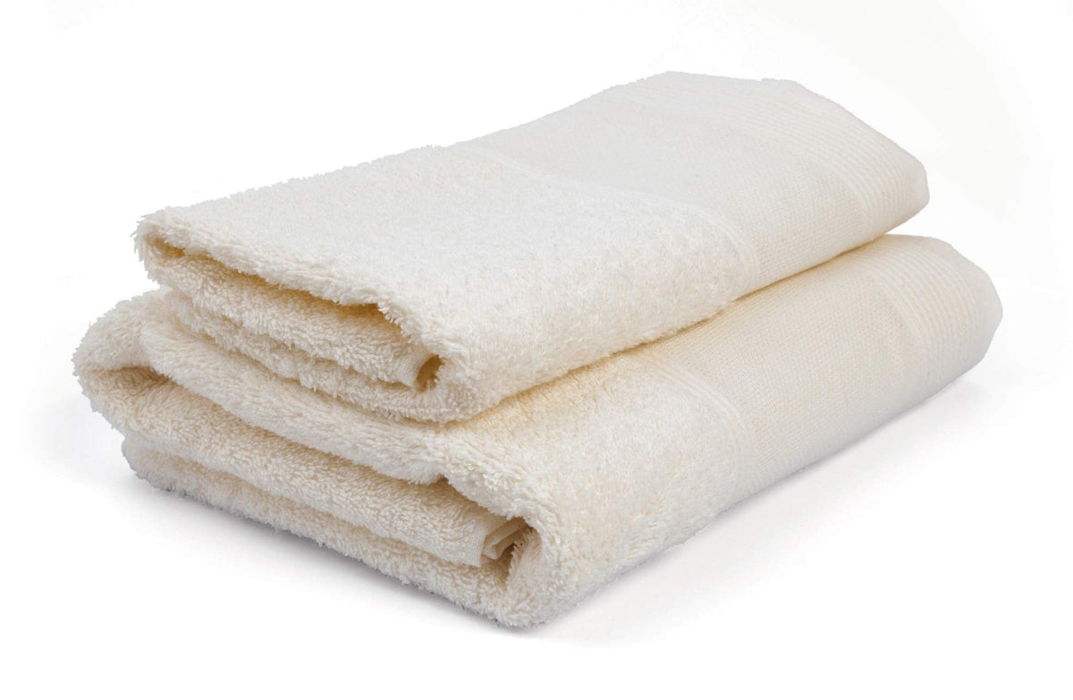 Needle Fil S.r.l. Pair of Towels 60X105 40X60 ivory ral 1013