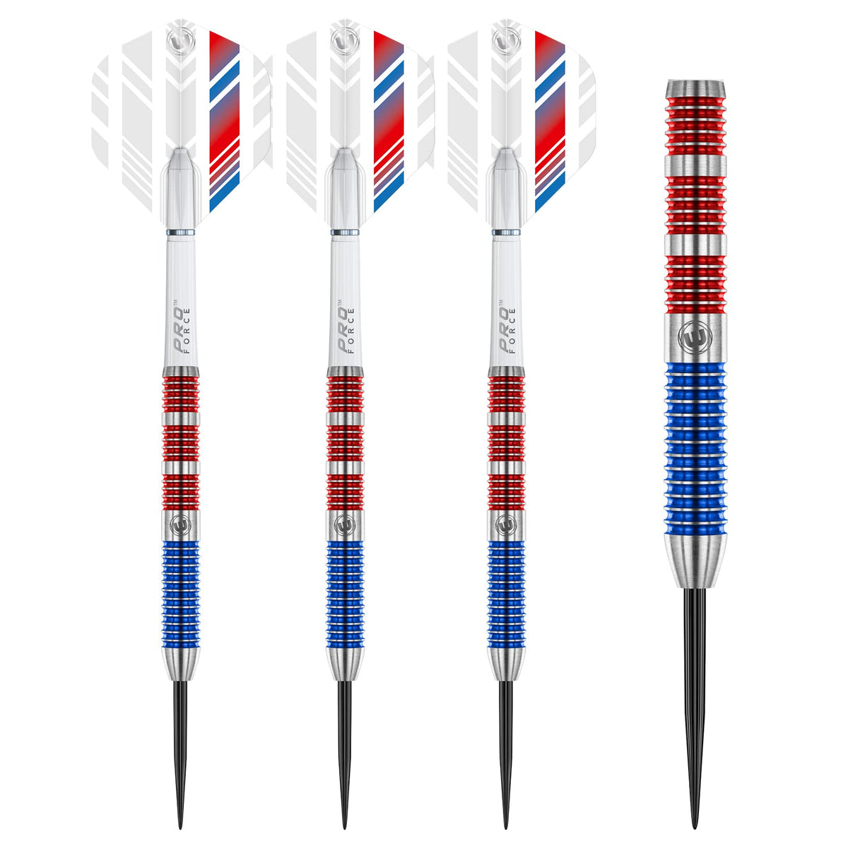 WINMAU Wildcats 25 gram Tungsten Darts Set with Flights and Stems (Shafts)