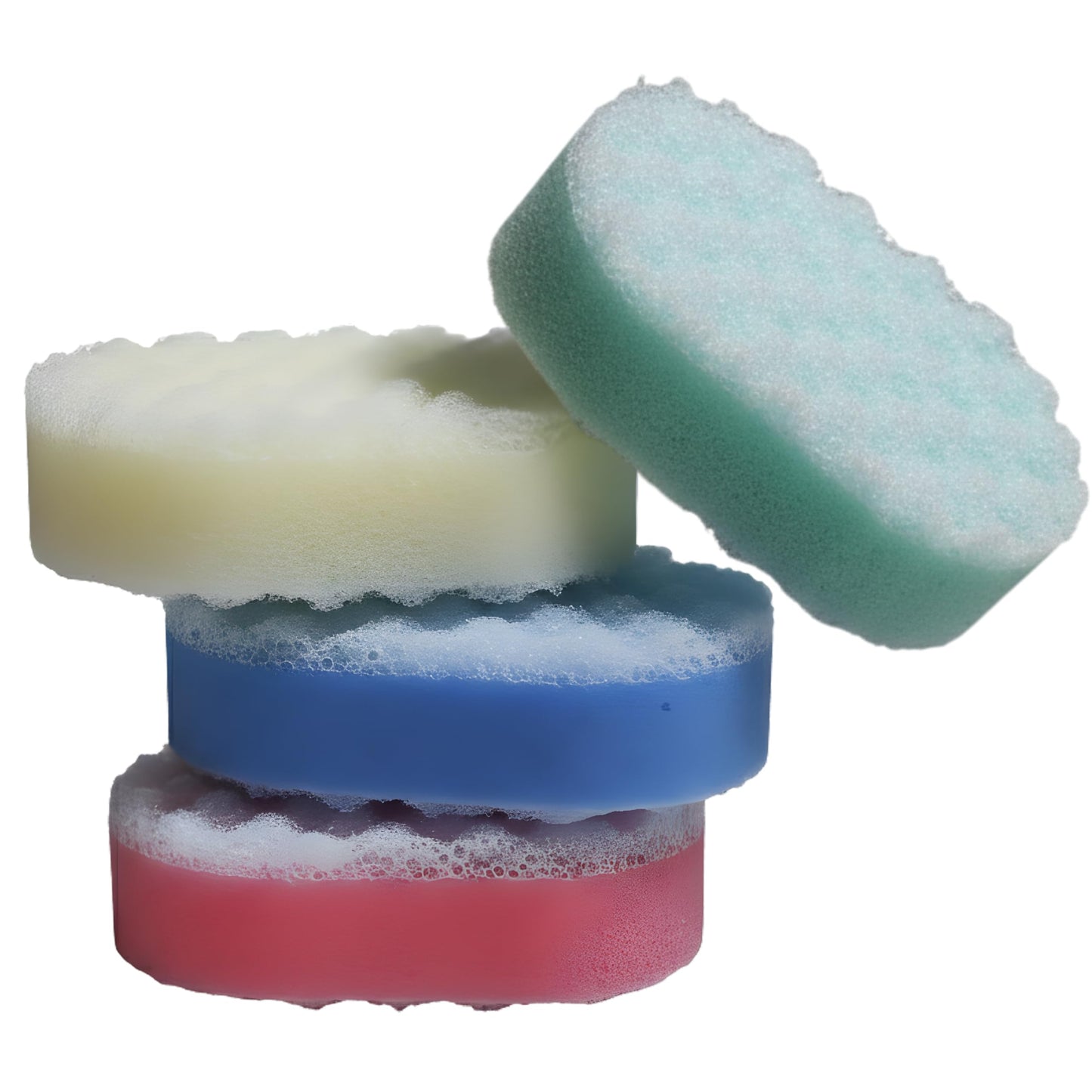 Exfoliating Bath Sponge for Adults and Kids ? Pack of 12 Massage Sponges for Men and Women, Perfect for Body Scrubbing in The Shower (Multi Colour