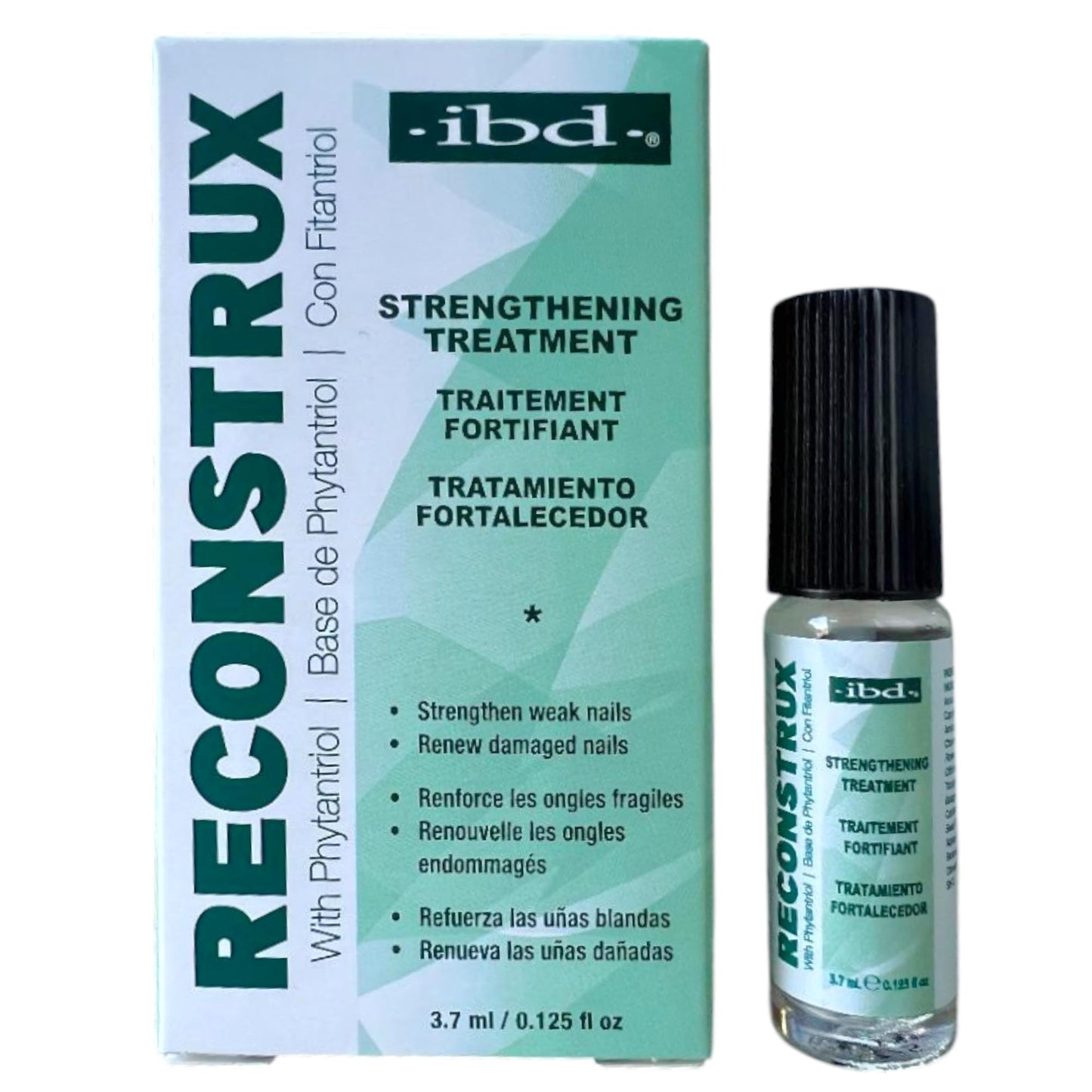 IBD Reconstrux Nail Care Oil, 3.70 ml - MADE IN USA - Nail growth booster - Nail growth with phytantriol for strong nails - Regenerates damaged nails
