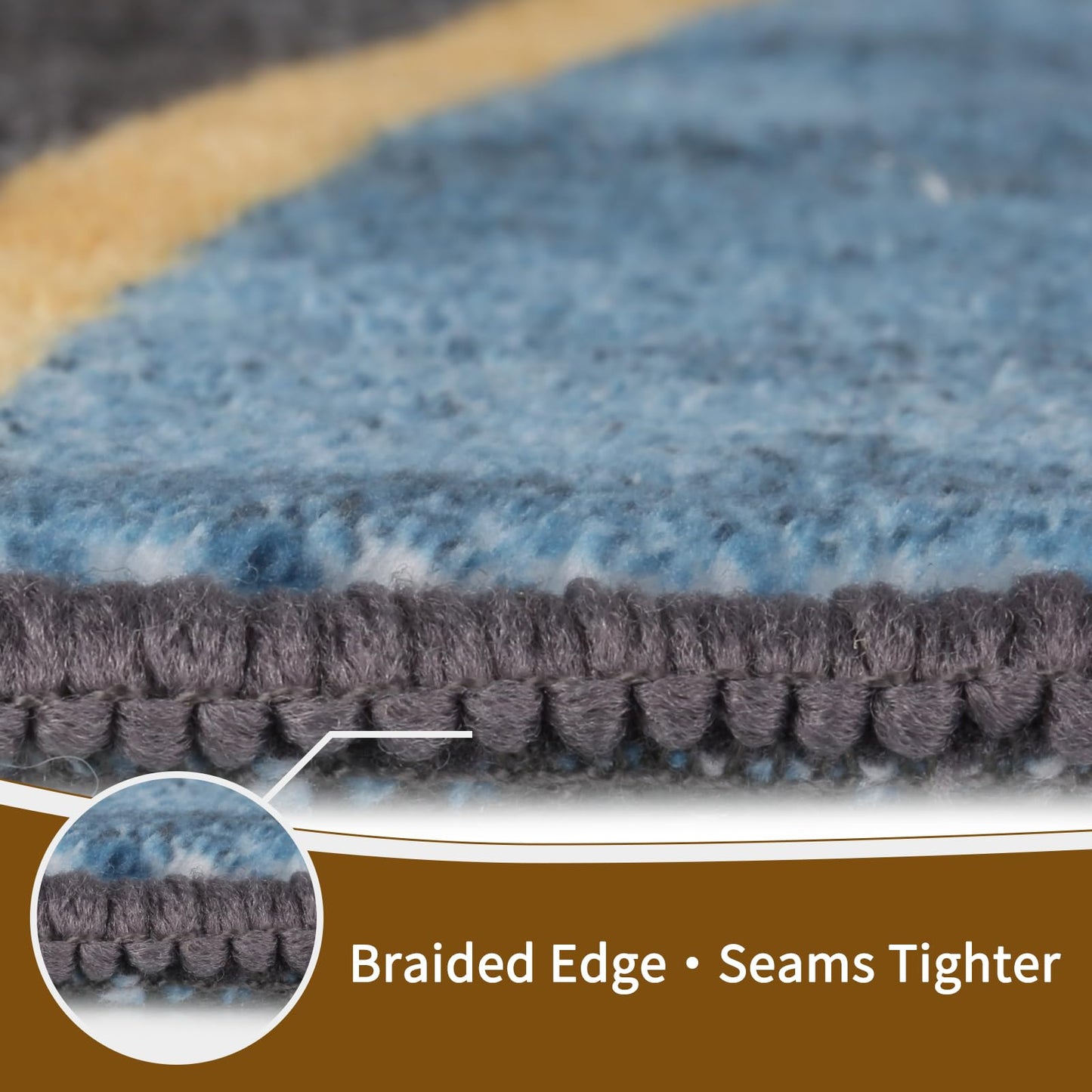 Sour Lemon Rugs Living Room Large 200x290 - Machine Washable Rug - Area Rugs for Bedroom - Large Boho Rug Vintage Rugs Anti Slip Fluffy Carpet for