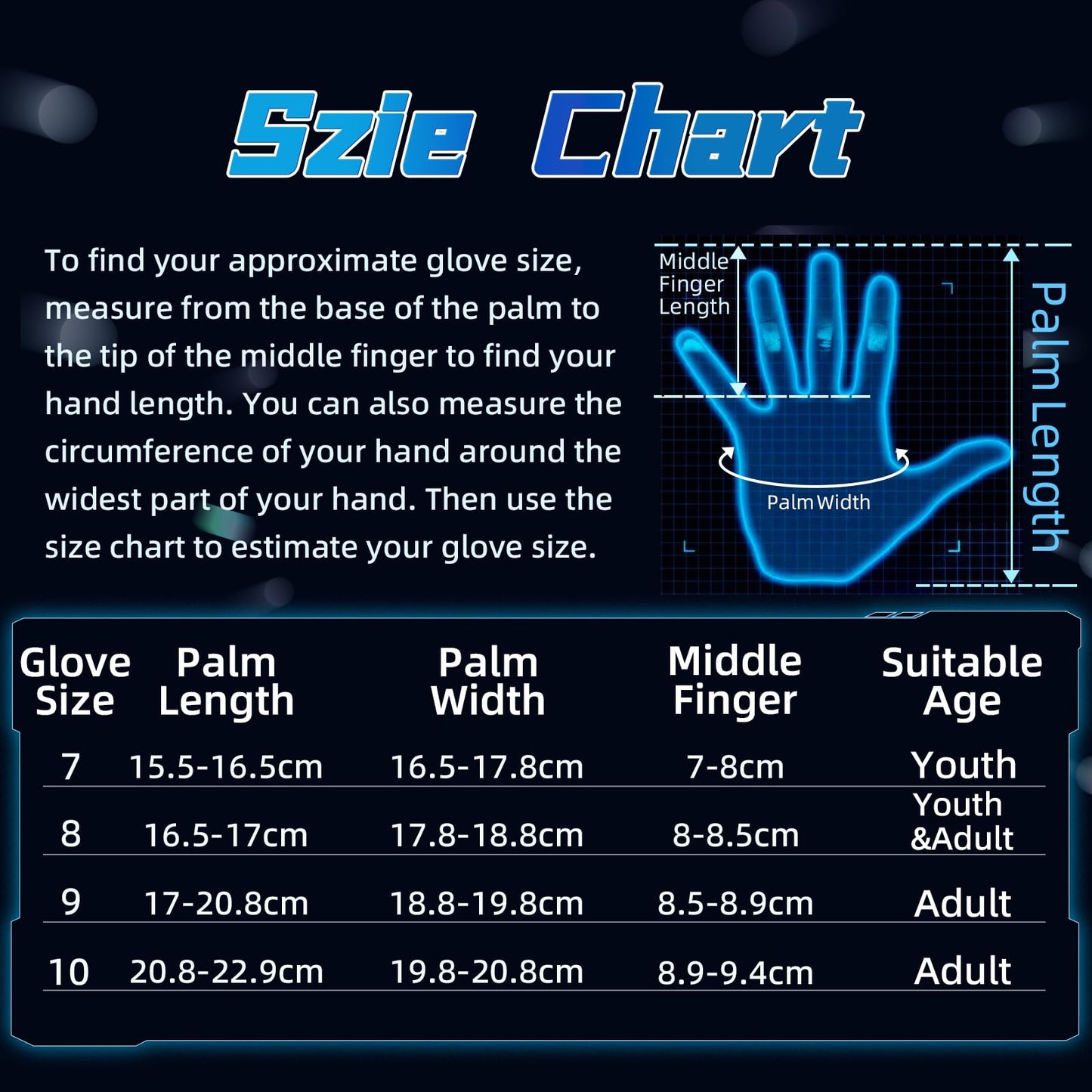 WVVOU Football Goalkeeper Gloves for Adults and Youth, High Performance Football Gloves with 5 Detachable Fingersave, Goalie Gloves with 4mm Sticky