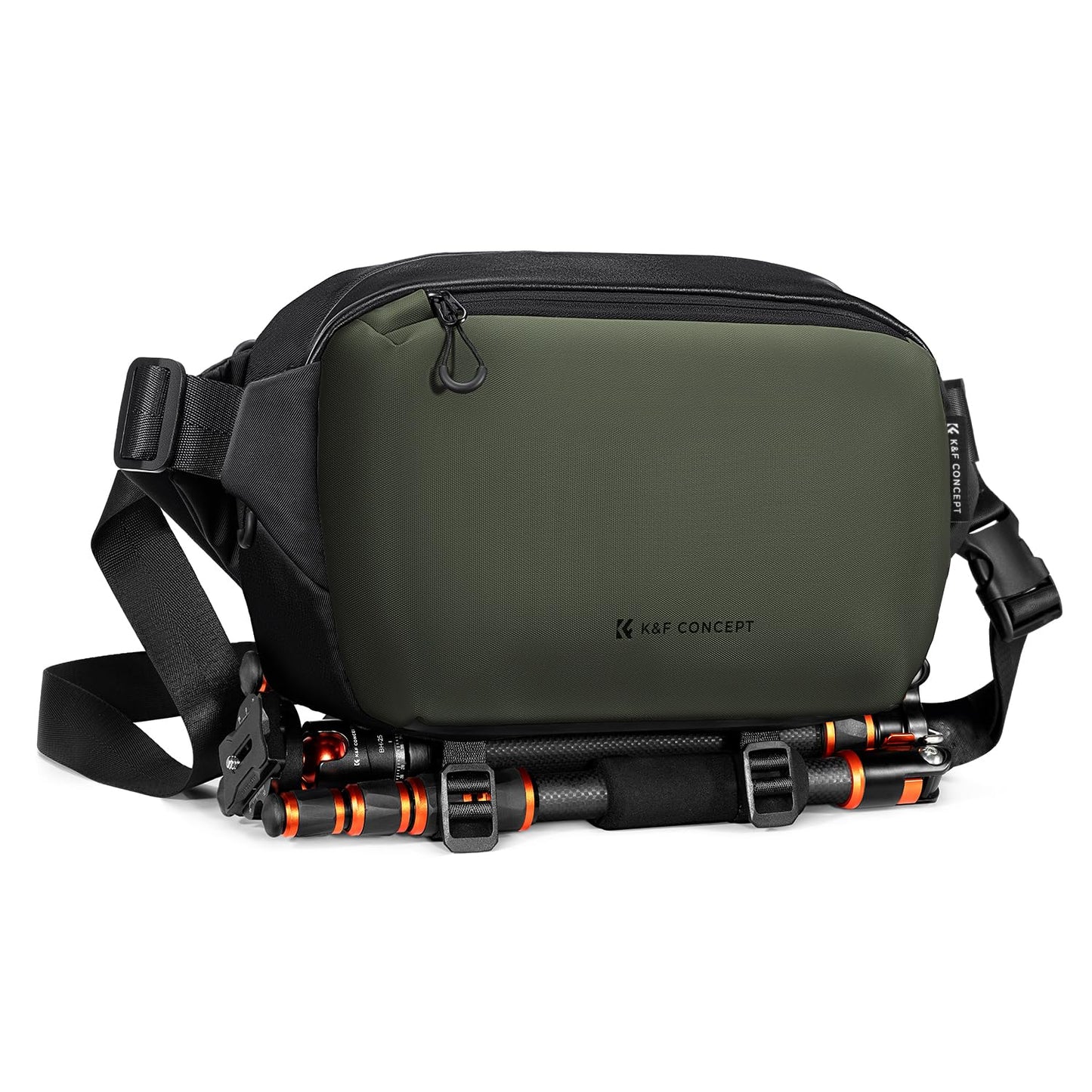 K&F CONCEPT 2 in 1 Sling Bag Everyday Shoulder Bag & Multifunction Photography Crossbody Camera DSLR Backpack Portable Bag