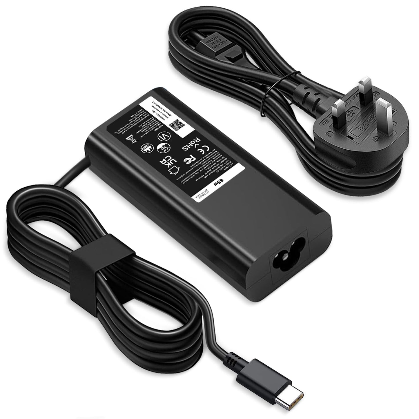 ELEHILS 65W USB C Laptop Charger Compatible with Dell Latitude 5420 5440 5430 5520 5530 5540 7420 7440 7390 7400, XPS 13 Chromebook 3100 5190,