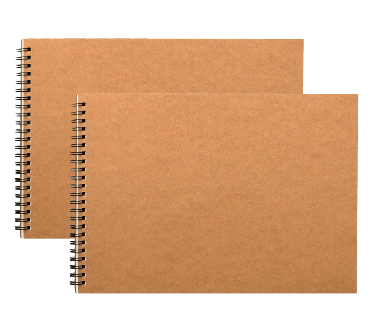 2Pack Sketchbook A3 Landscape Spiral Bound A3 Sketchbook 60 Pages of 160gsm Cartridge Paper - Hardback A3-2Pack