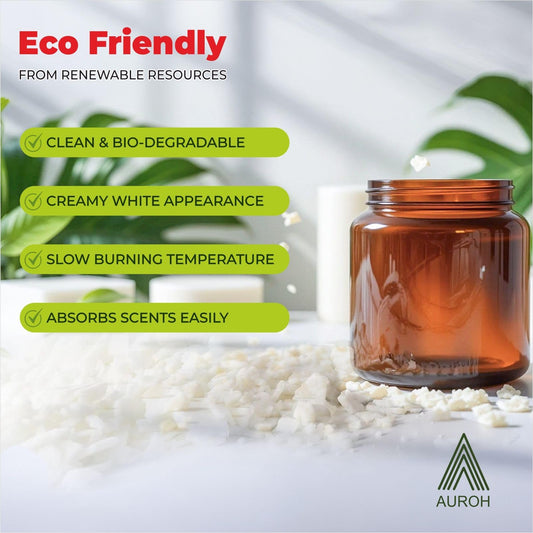 100% Pure Soy Wax 5KG Natural SOYA Container Wax Flakes for Candle Making, Wax Melts Biodegradable, eco-Friendly Wax