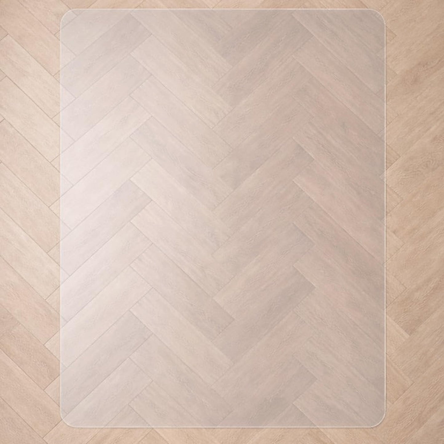 Marvelux Non-Slip Clear PVC Office Chair Mat for Hard Floors, 75 x 120cm