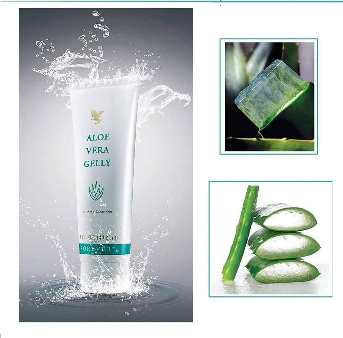 Aloe Vera Gelly 4fl. oz. 100% Stabilised Aloe Vera Gel, Limited Edition