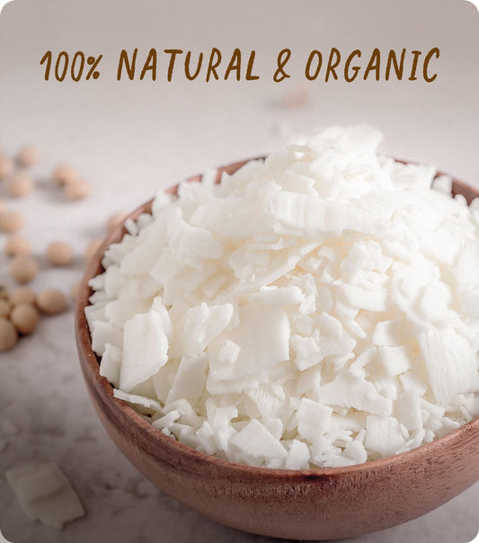 Soy Wax Flakes 10KG, BOYUJK Premium Natural Candle Wax, 100% Soy Wax for Candle Making from Organic Farm, No additives, Harmless and Pure