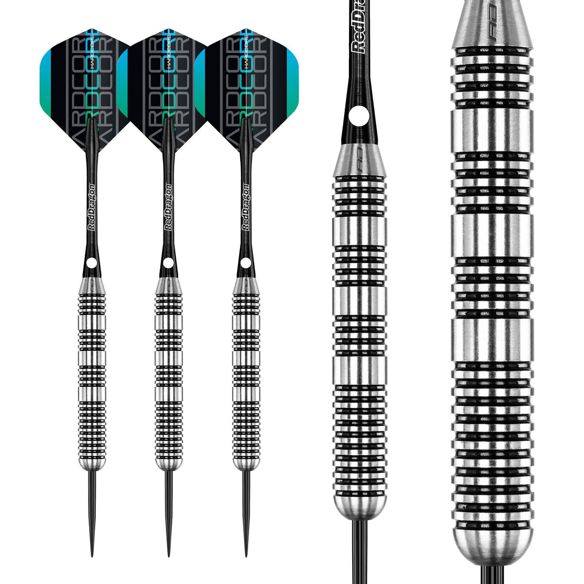 RED DRAGON Bunker Buster 48g Tungsten Darts Set with Flights and Stems