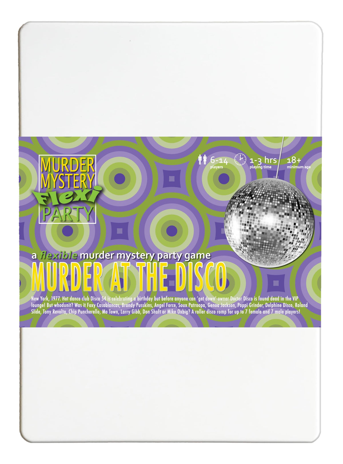 Murder Mystery Flexi Party Murder at the Disco 6-14 Player
