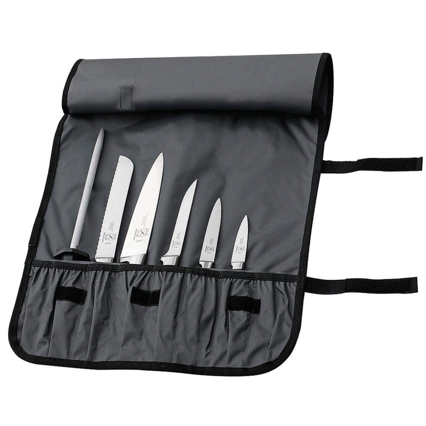 Mercer Culinary 7-Pocket Knife Roll, Black