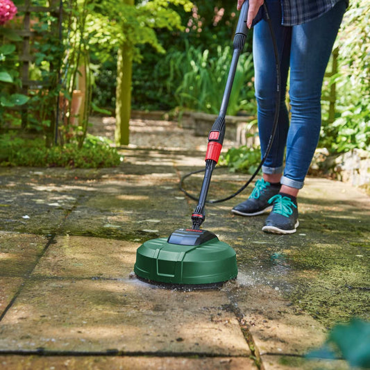 Bosch Aquasurf 250 patio cleaner attachment (accessories for Bosch high-pressure cleaner) green