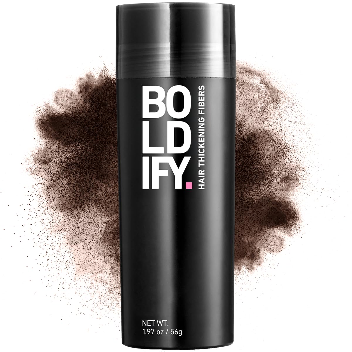 BOLDIFY Hair Fibres (56g) - Fill In Thinning and Fine Hair for an Instantly Fuller, Thicker Look - 14 Shades for Women and Men - Dark Brown