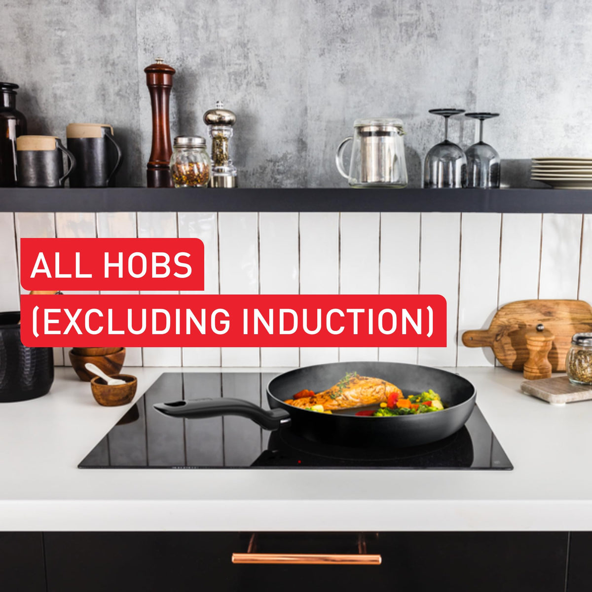 Tefal Titanium Essential Non-Induction Non-Stick Stewpot 24cm & lid