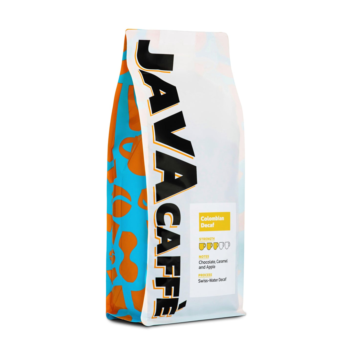 Java Caff? Colombian DECAF Coffee Beans, 1kg Bag, Full Medium Hand Roasted 100% Arabica Coffee, Speciality Blend