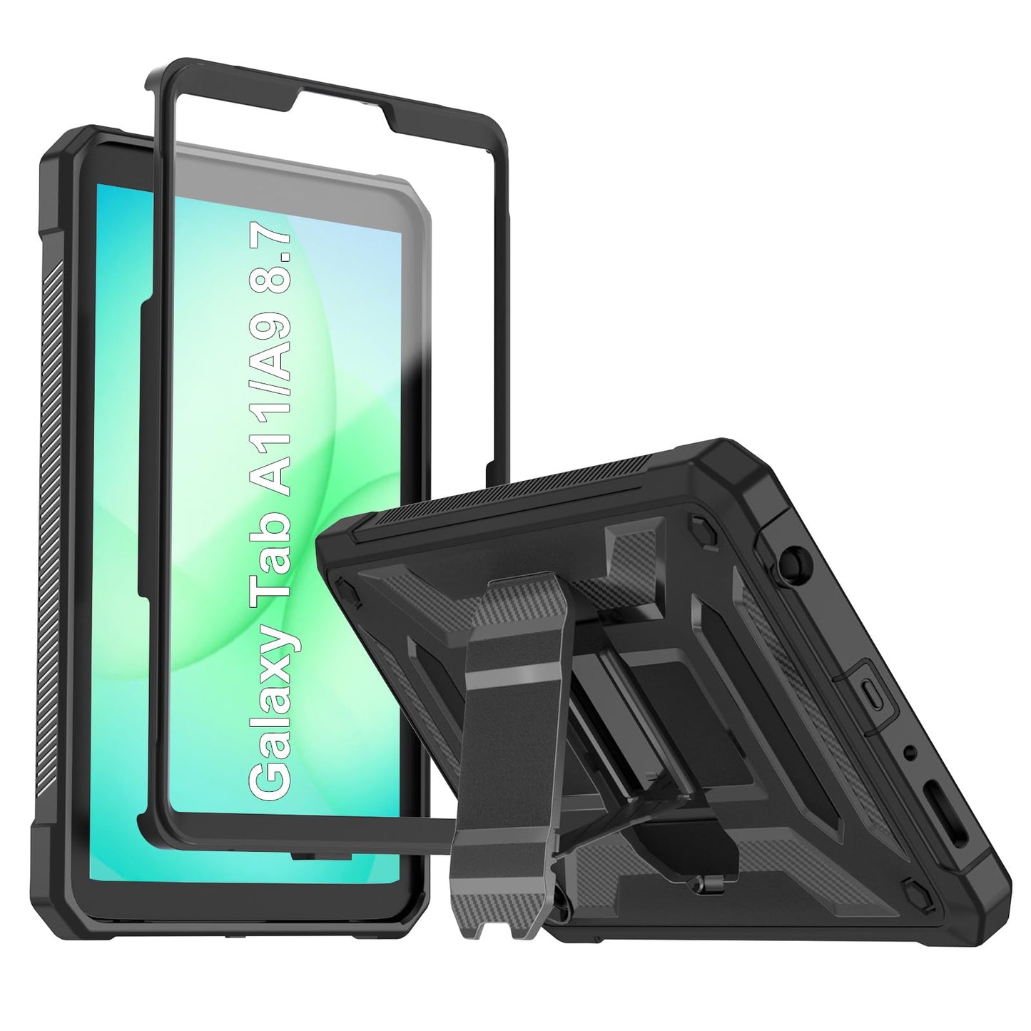Samsung Galaxy Tab A11/A9 Case 8.7 inch 2025/2023, TrendGate Lightweight Shockproof Armor Series Full Samsung A11 Cover Built-in Screen Protector with