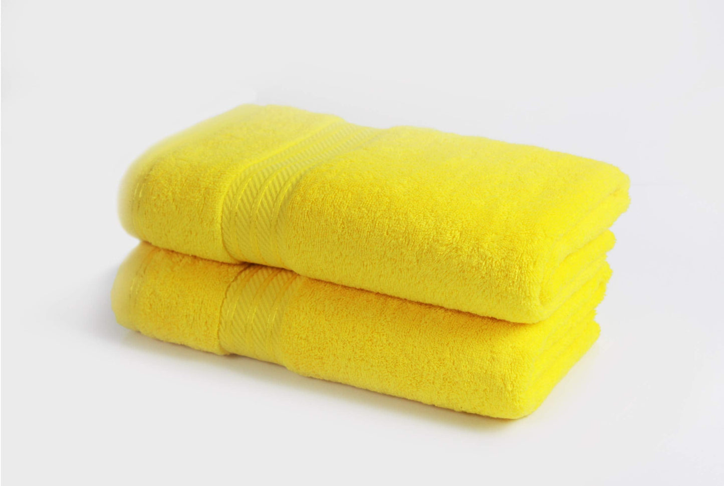 Bentley Priory Linens Hand Towels (2 PACK) for Bathroom Supreme Range 500GSM Super Soft Egyptian Collection 100% Cotton Pack of 2 Absorbent and Quick