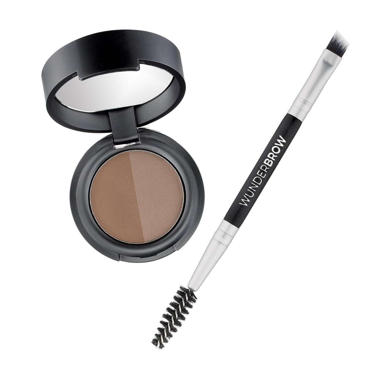 Soft Brow Define & Fill Powder Duo, Includes Dual ended Brush, Vegan and Cruelty Free Brunette