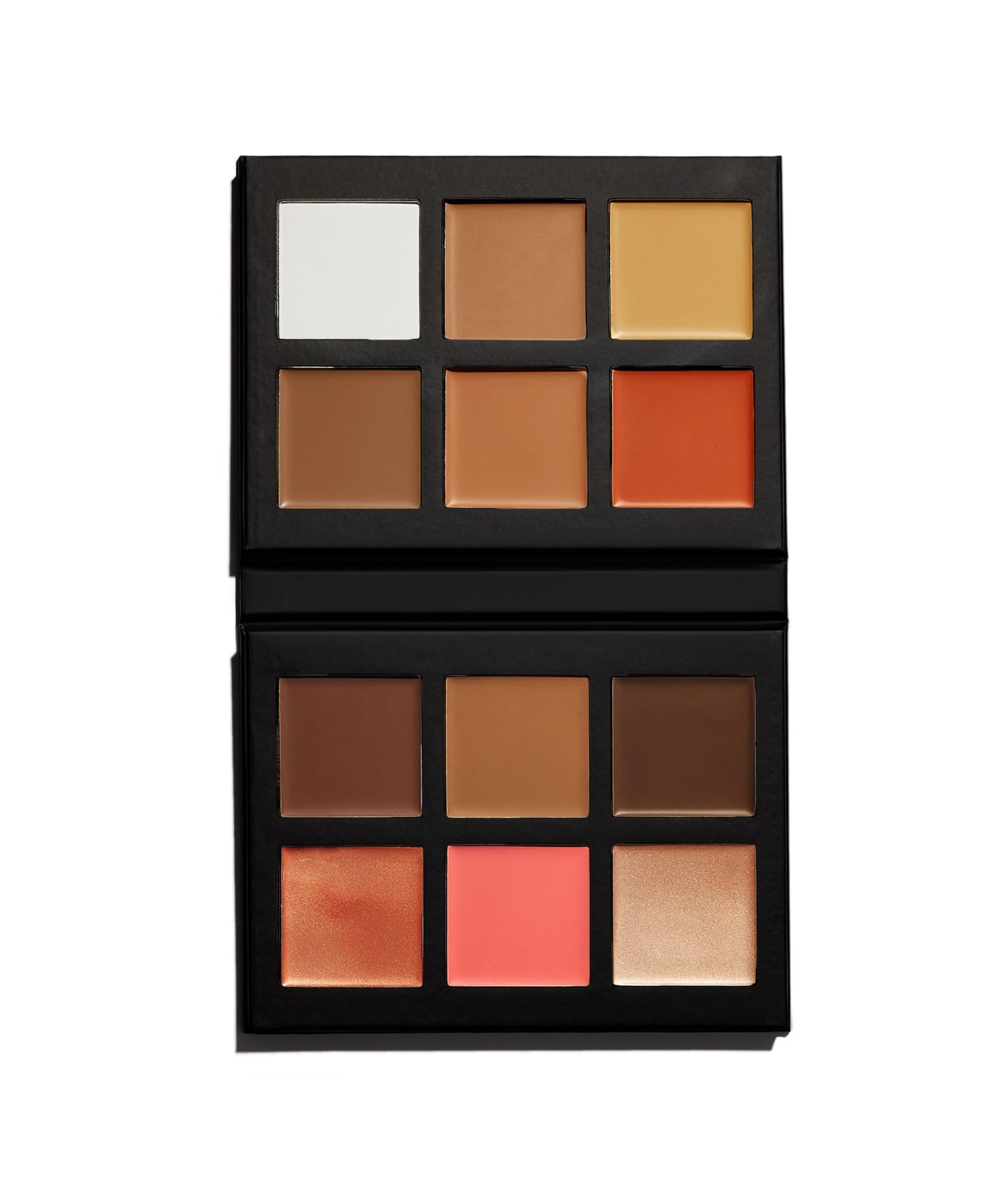BEAUTY BAY Mini Make Face Multi-Use Complexion Palette Tan - Deep, Cream and Powder Formula, Eyes Lips Face, Travel-Size, Concealing Correcting