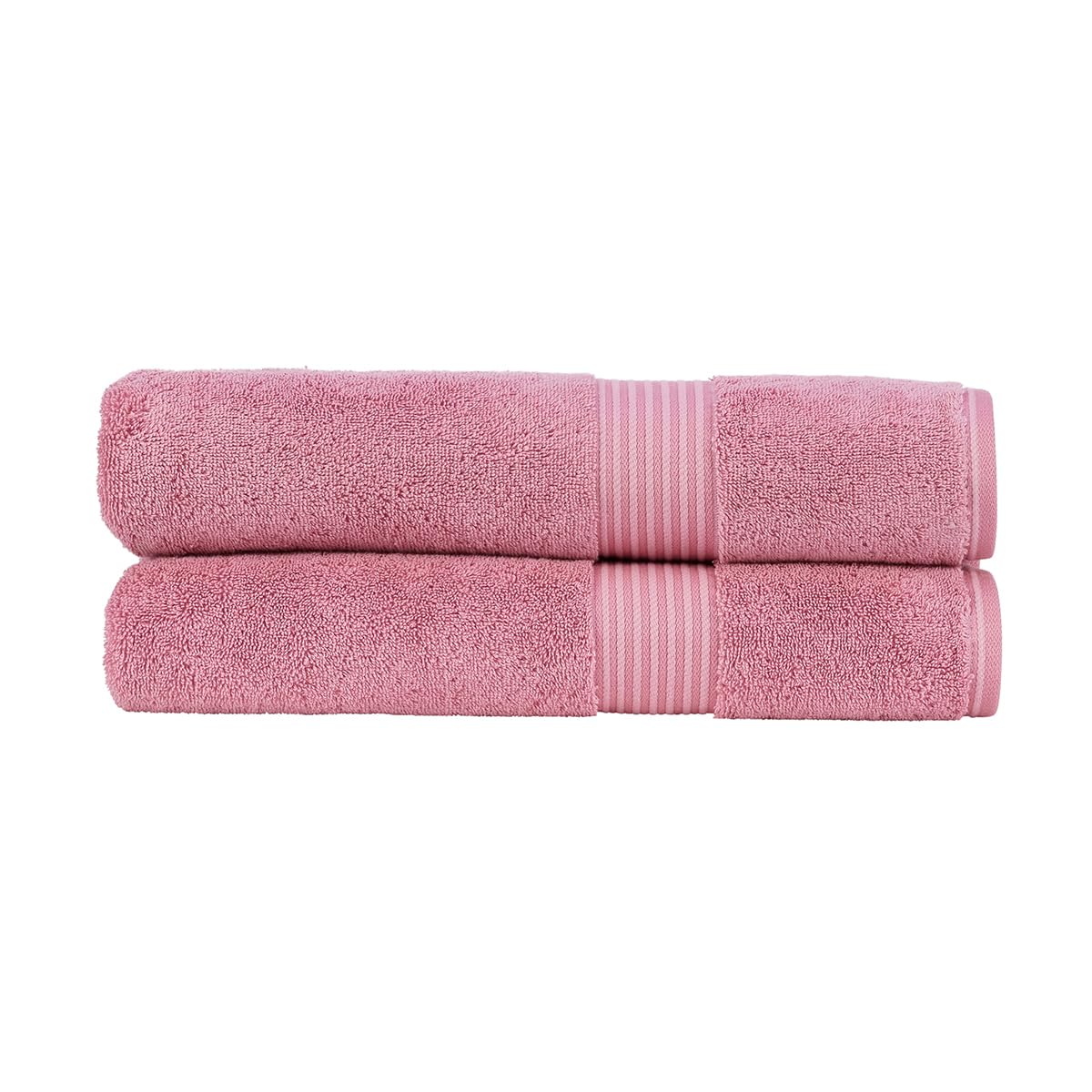Christy Supreme Hygro 2 Bath Sheets Set | Blush Pink | 100% Luxury Supima Cotton | Ultra Soft | Super Absorbent | 650GSM | Extra Large Bath Towels