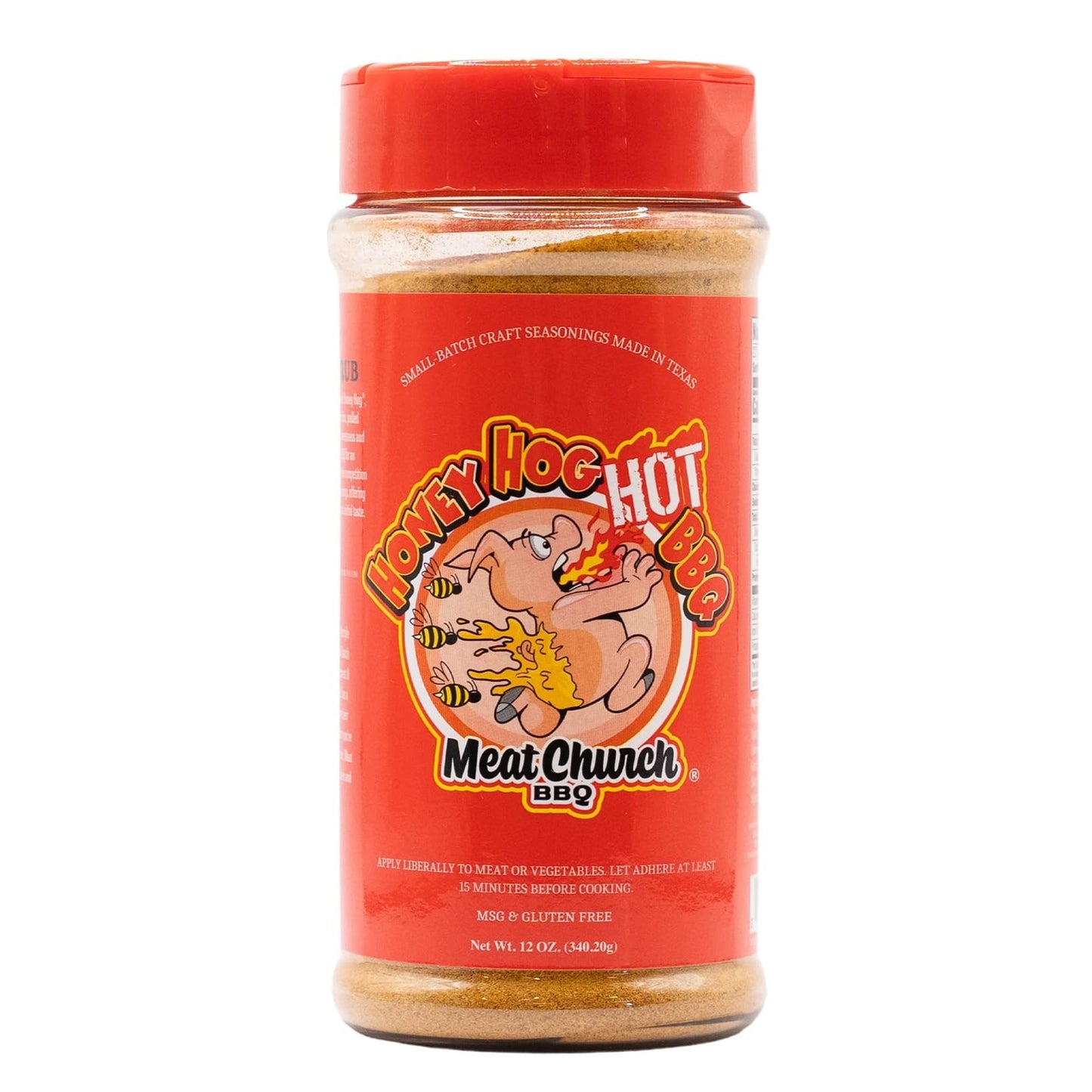 MC Honey Hog HOT BBQ Rub Seasoning, 340.20g (12oz)