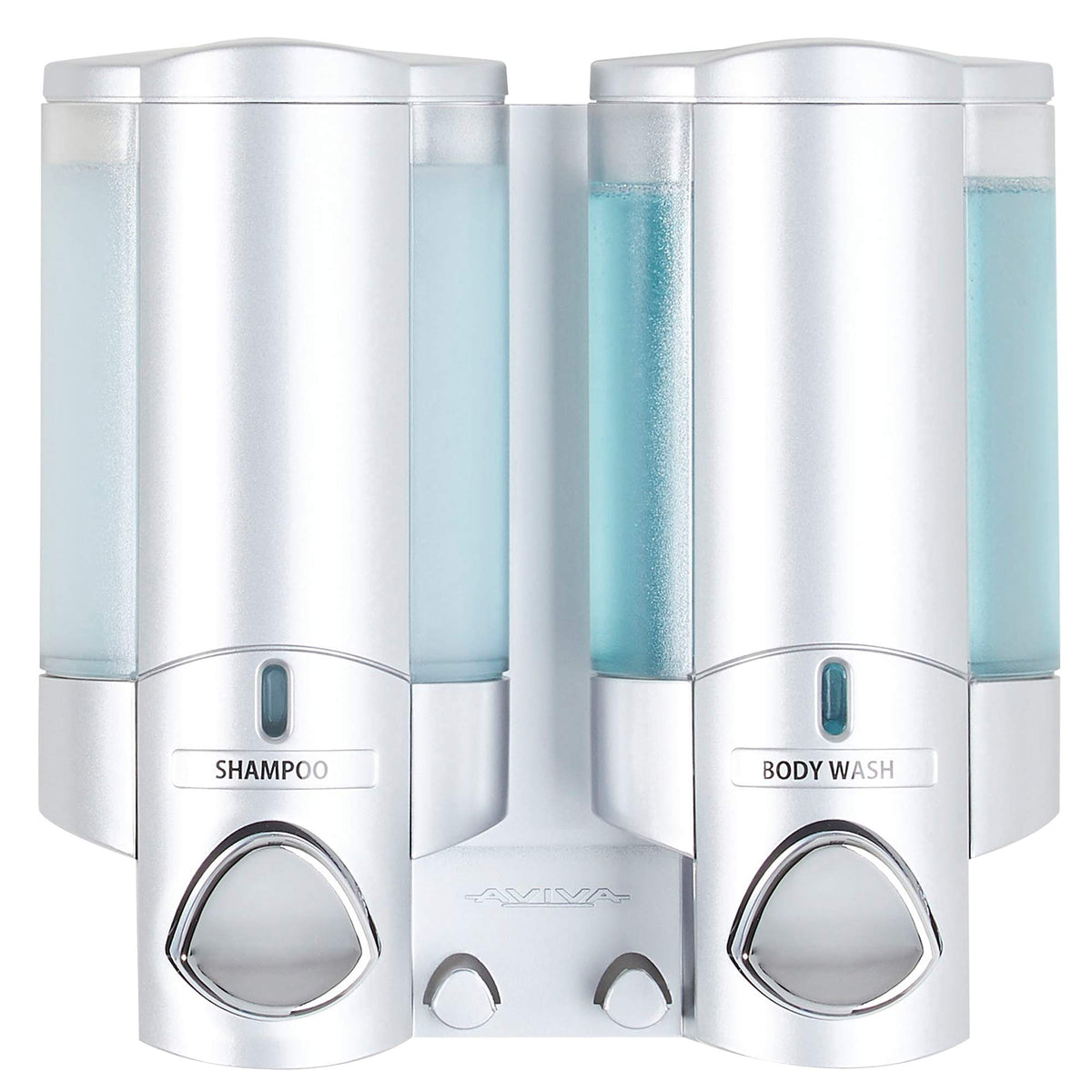 Aviva Better Living Two Chamber Dispenser, Satin