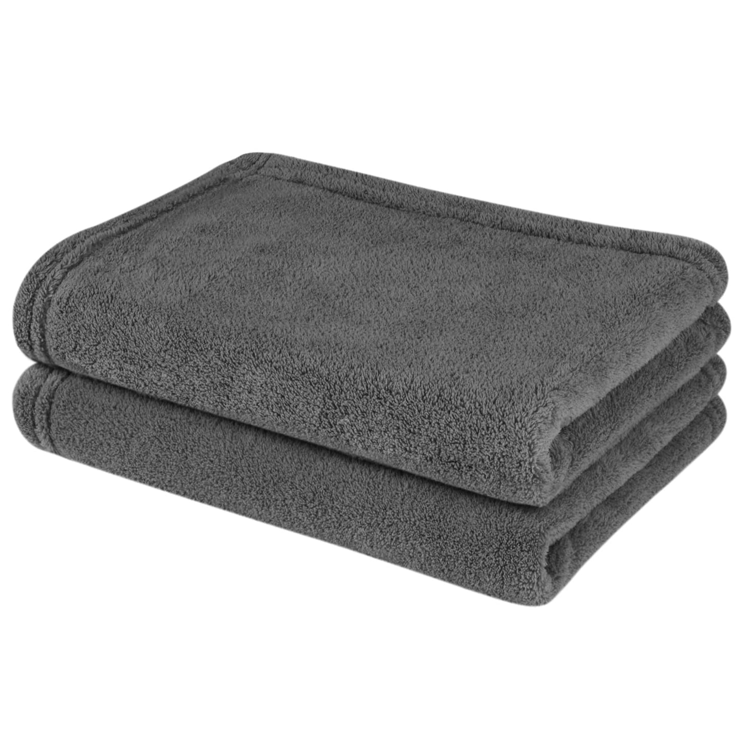 VIVOTE Microfibre Hand Towels For Bathroom, Lovely Soft Fluffy Thick Hand Towel, Super Absorbent & Quick Dry Hand Towels for Kitchen, Travel 35 * 72cm