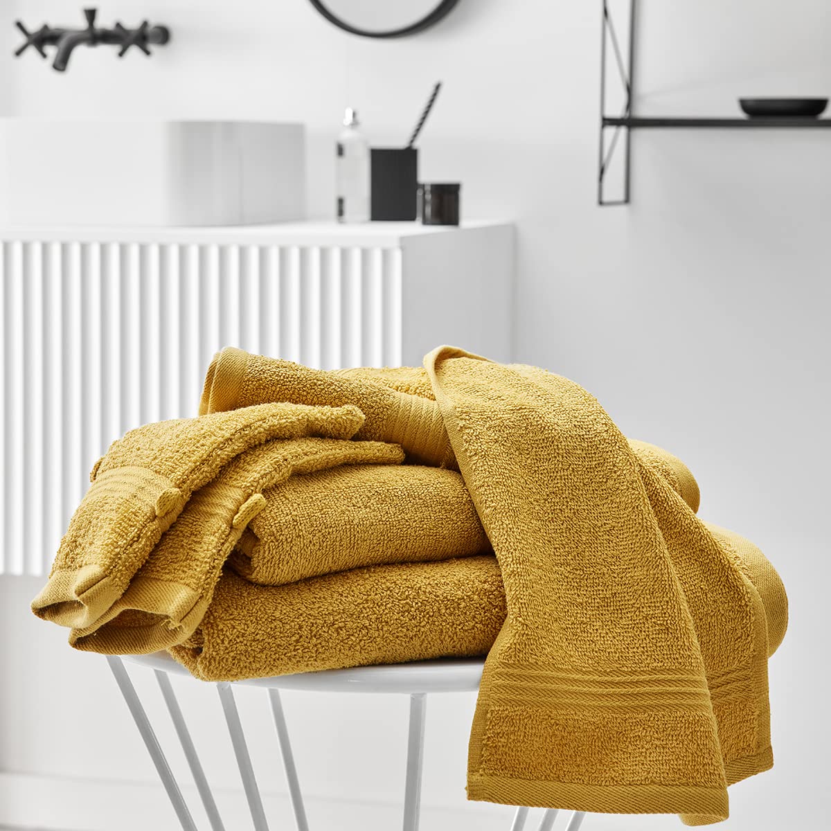 Today Essential Cotton Bath Towel 70 x 130 cm Ochre Ochre