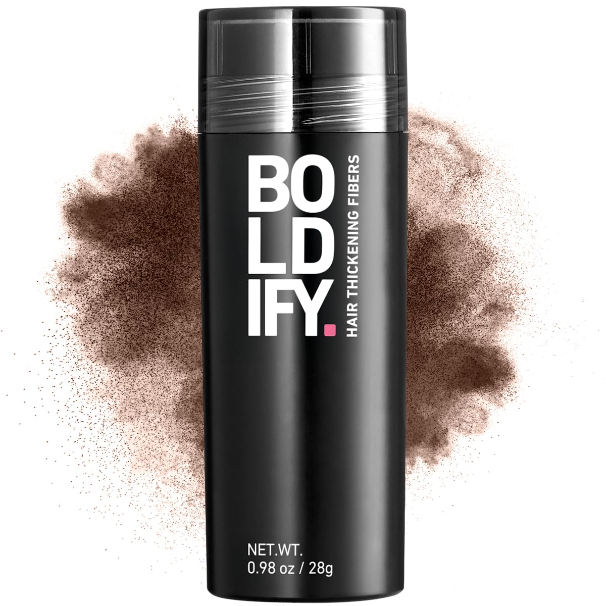 BOLDIFY Hair Fibres (28g) - Fill In Thinning and Fine Hair for an Instantly Fuller, Thicker Look - 14 Shades for Women and Men - Medium Brown