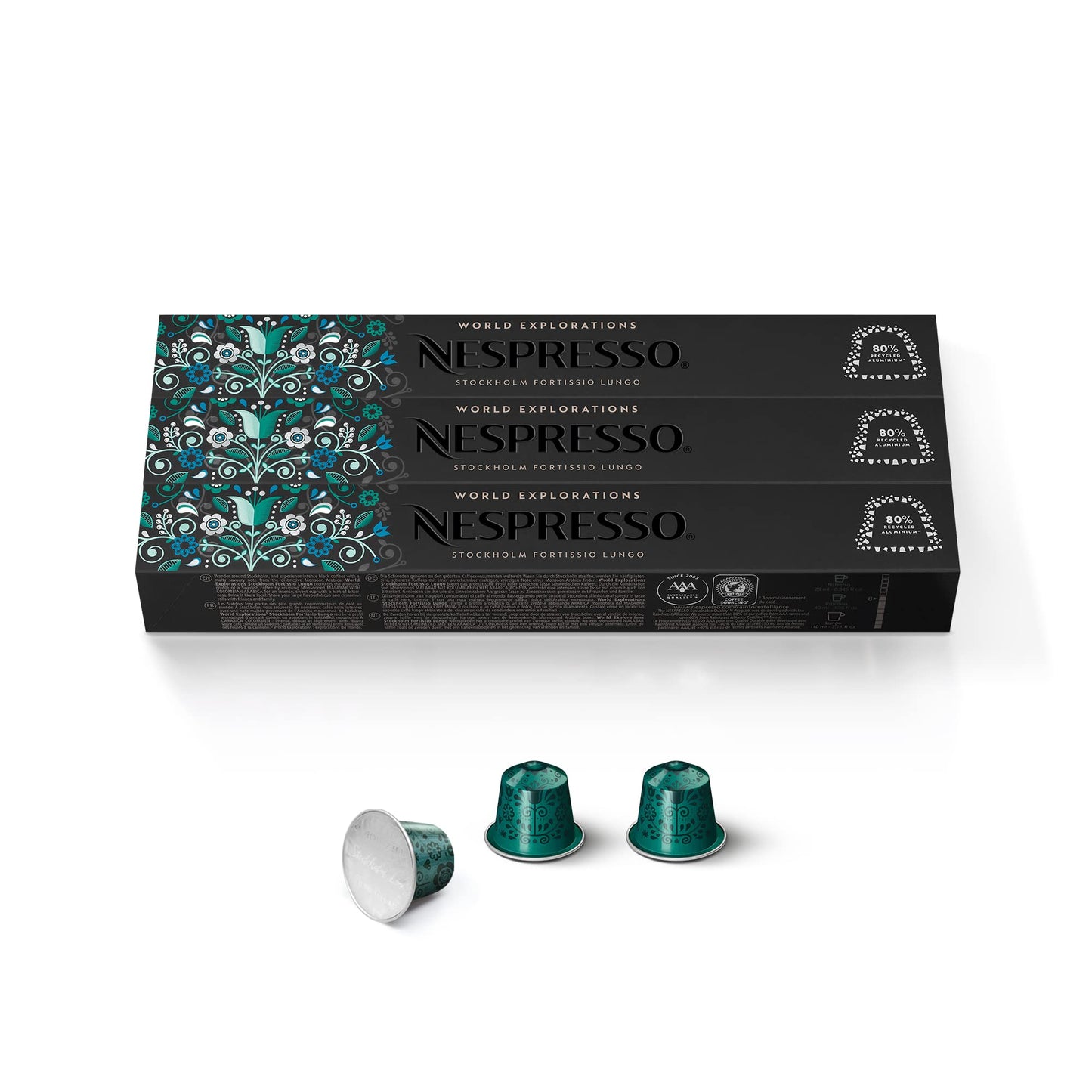 Nespresso Capsules UK - 30x Fortissio Lungo - Original Nestl? - Espresso Coffee