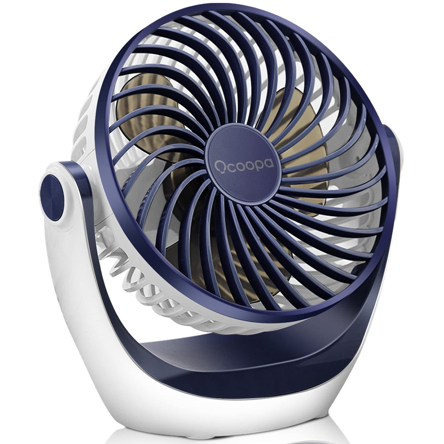 OCOOPA USB Desk Table Fan with Strong Airflow & Quiet Operation, Portable Cooling Fan Speed Adjustable 360?Rotatable Head for Home Office Bedroom