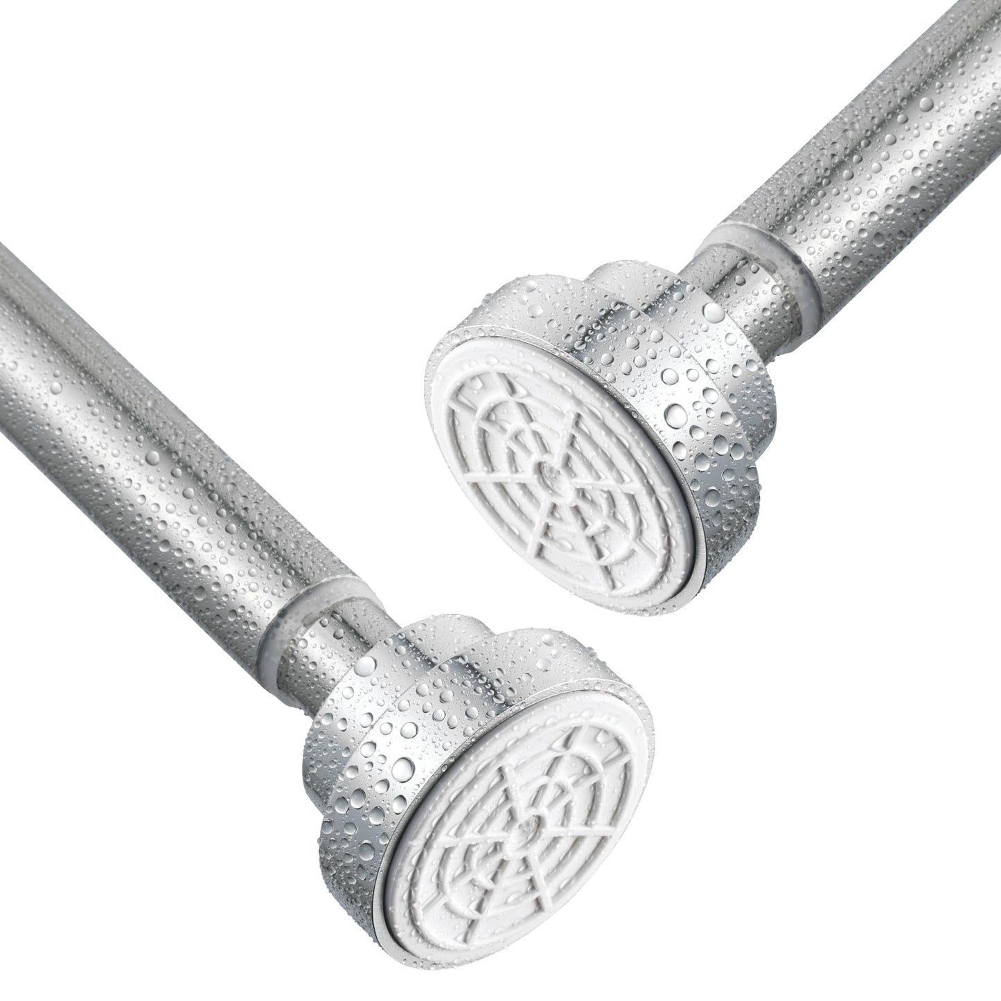 Tension Rod for Clothes, Shower Curtain Rod Stainless Steel Extendable Shower Curtain Pole No Drilling Shower Curtain Rail Net Curtain Poles for