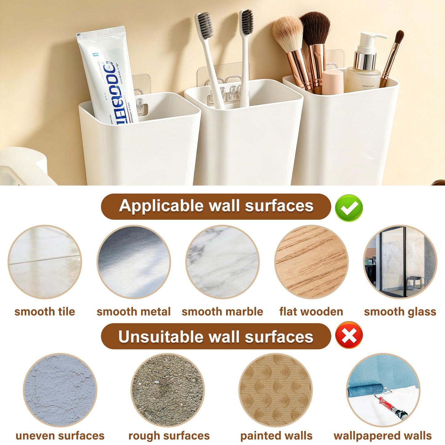 Surflyee 4PCS Kitchen Cabinet Door Storage Box, Kitchen Cupboard Organiser