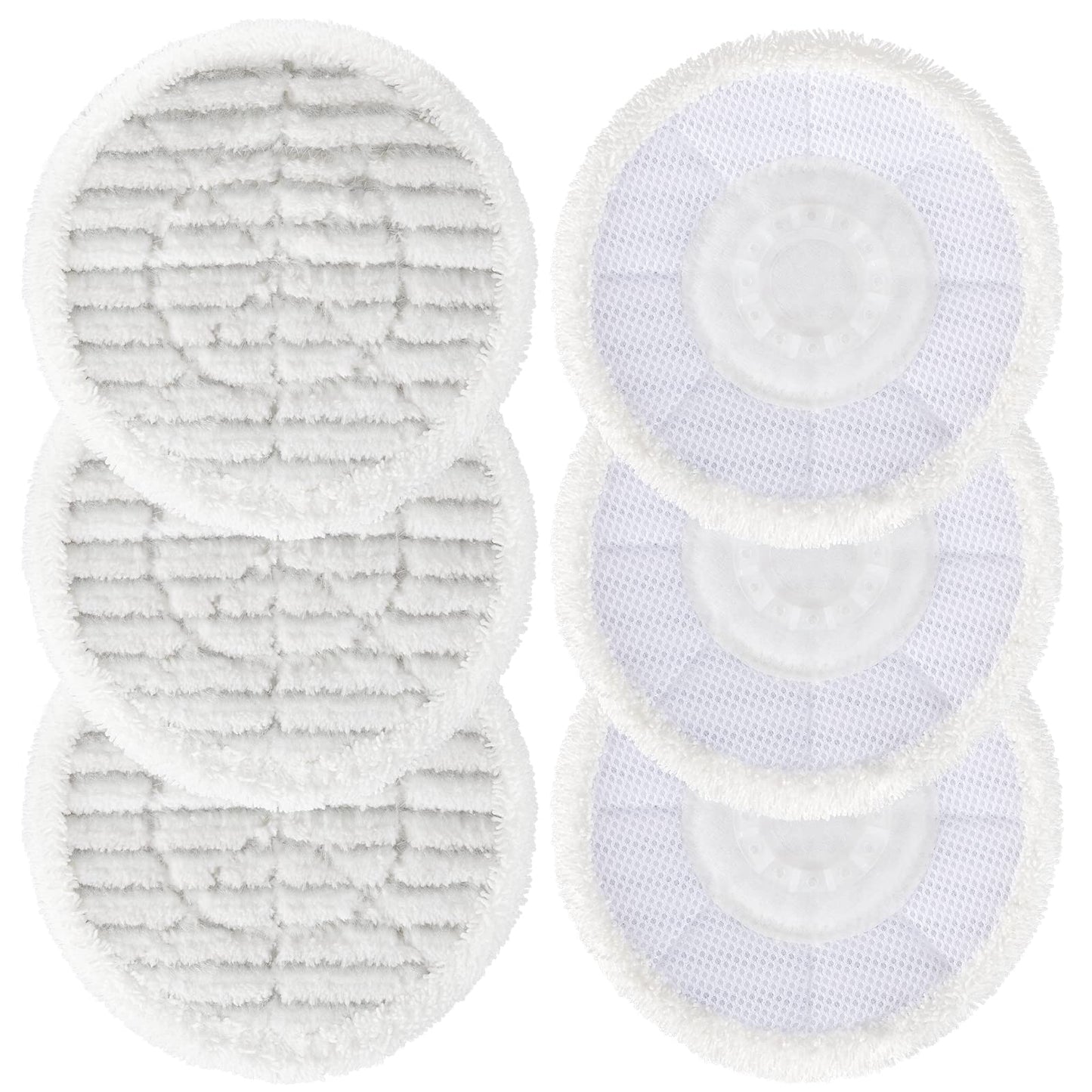 Replacement Steam Mop Pads for Shark S6002UK S7201UK Steam Mop, Reusable Steam & Scrub All-in-One Cleaning Pads, Scrubbing and Sanitizing Rotating