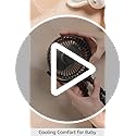 Baby Pram Stroller Fan 20H Buggy Cooling Clip On Fan, Portable 4000mAh Battery Personal Fan for Pram Accessories Baby Cot Wagon Stroller Pushchairs Crib Bed Treadmill,Travel Holiday Essentials