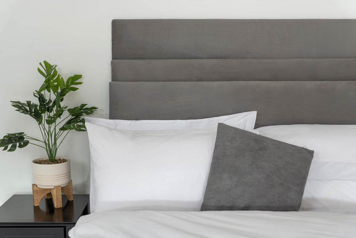 Belledorm Headboard Wrap (Charcoal, Double)