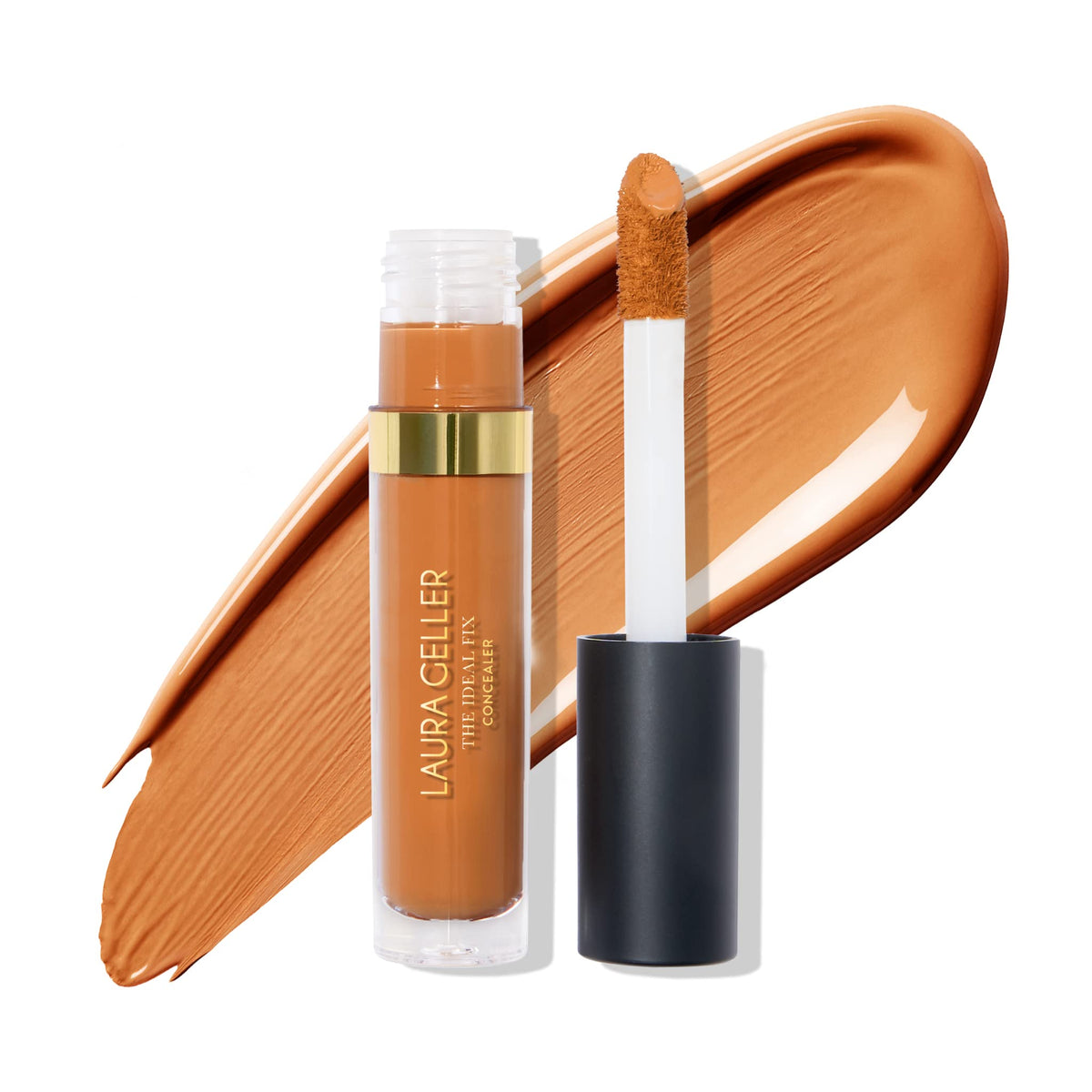 LAURA GELLER NEW YORK The Ideal Fix Concealer Tan - Long-Lasting Liquid Concealer For Covering Under Eye Dark Circles & Blemishes