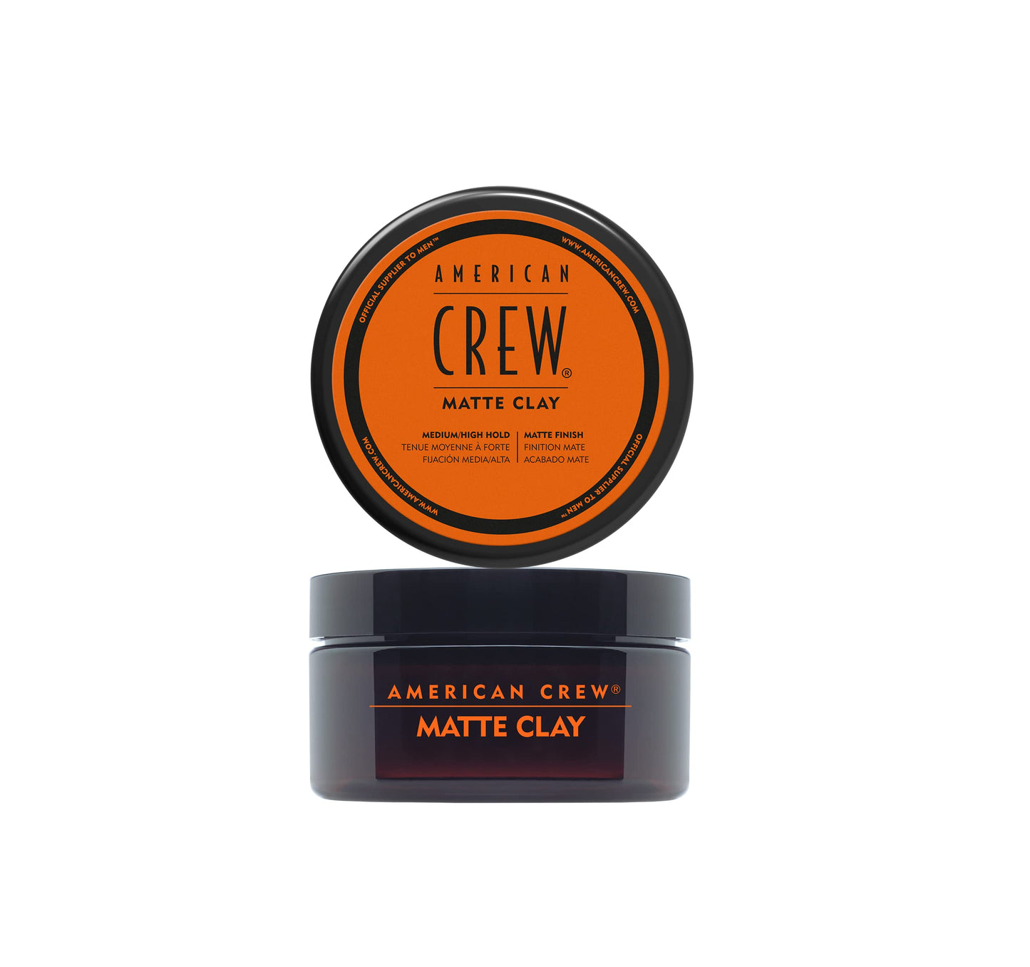 American Crew Texturising Matte Clay with Medium Hold and Low Shine, Gifts for Men, for Control and Definition, Non-Greasy formula, Hair Styling for