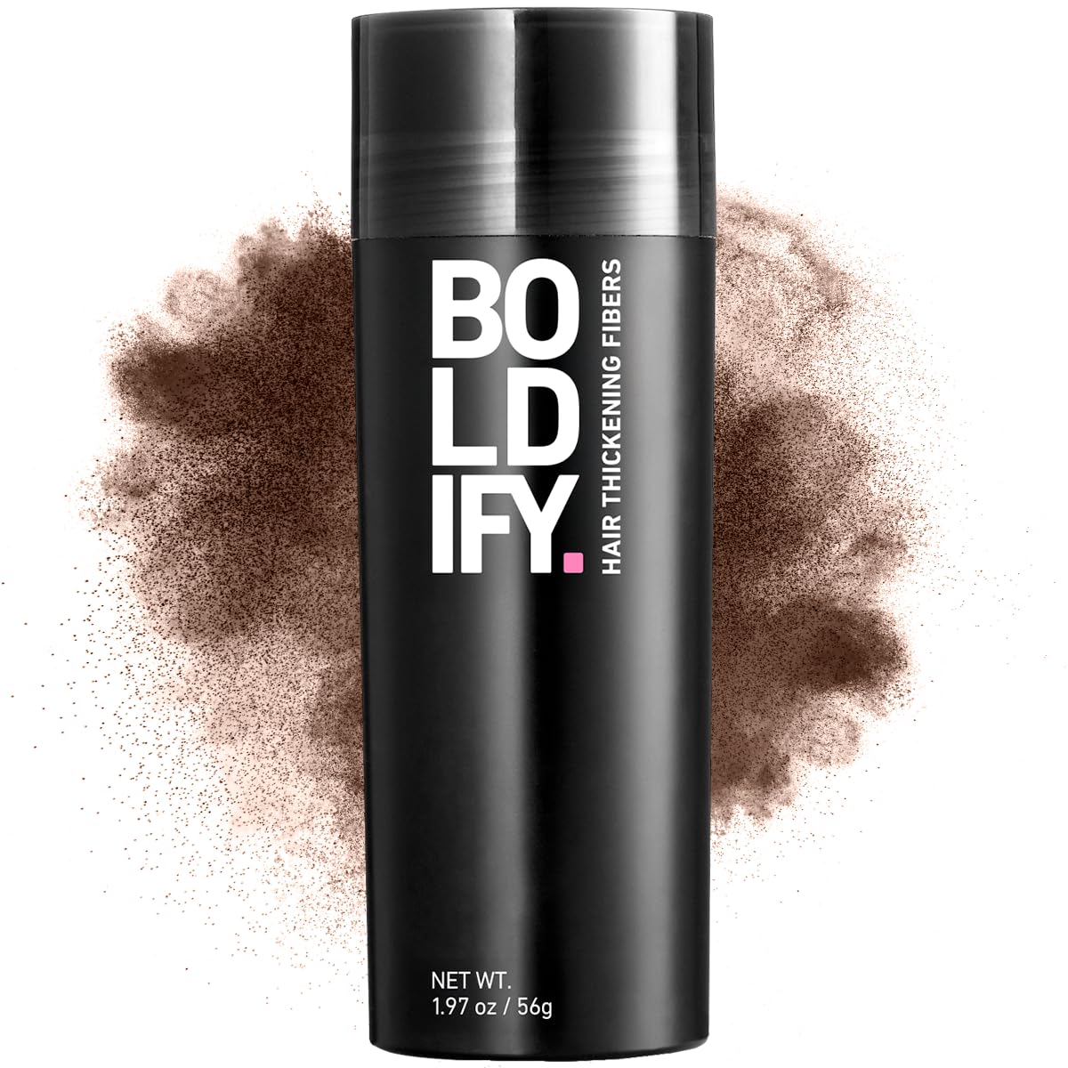 BOLDIFY Hair Fibres (56g) - Fill In Thinning and Fine Hair for an Instantly Fuller, Thicker Look - 14 Shades for Women and Men - Medium Brown