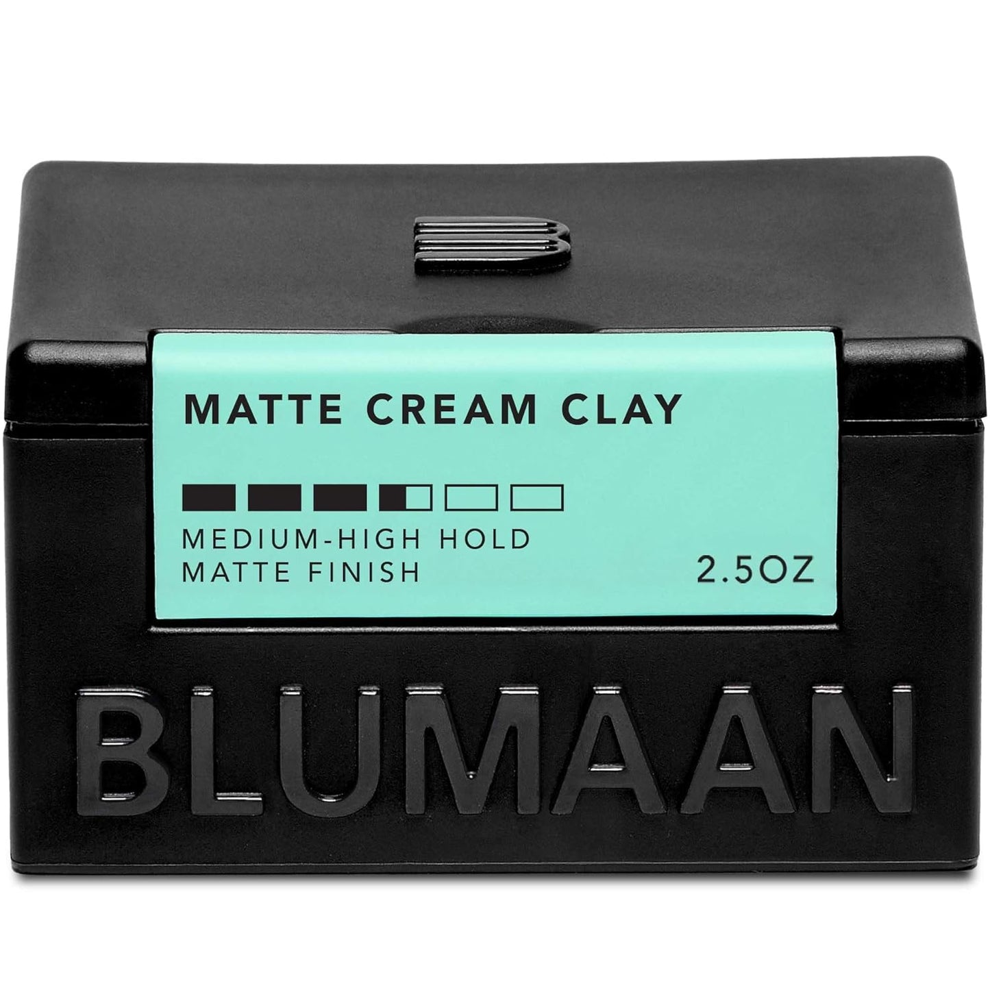 BLUMAAN Matte Cream Clay - Medium to High Hold Matte Finish - Versatile, Easy To Apply, Weightless Control, Quick Effortless Texture with Natural